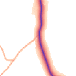 Daytime road noise heatmap for RG25 2NQ