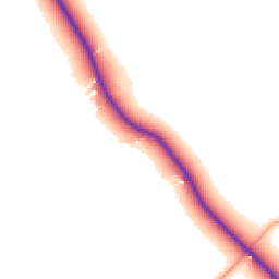 Daytime road noise heatmap for RG25 2PQ