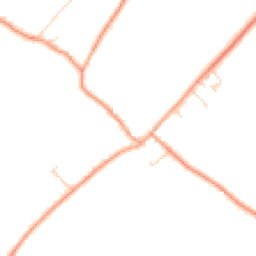 Daytime road noise heatmap for RG25 2RA