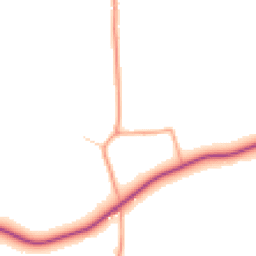 Daytime road noise heatmap for RG25 3AS
