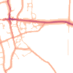Daytime road noise heatmap for RG25 3FH