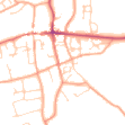 Daytime road noise heatmap for RG25 3HU
