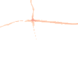 Night-time road noise heatmap for RG25 3HU