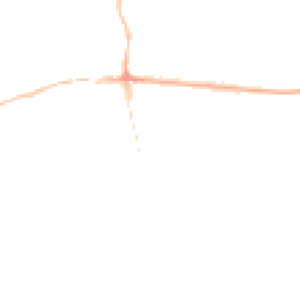 Night-time road noise heatmap for RG25 3HU
