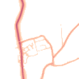Daytime road noise heatmap for RG25 3JJ