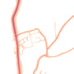 Daytime road noise heatmap for RG25 3JN