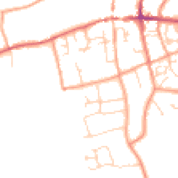 Daytime road noise heatmap for RG25 3LD
