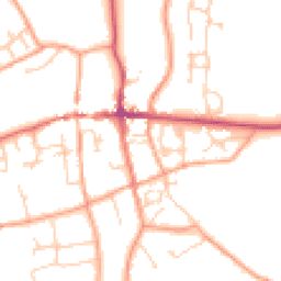 Daytime road noise heatmap for RG25 3NL