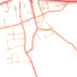 Daytime road noise heatmap for RG25 3PH
