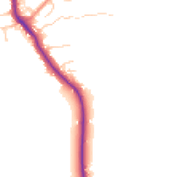 Daytime road noise heatmap for RG26 3AA