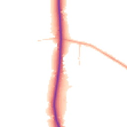 Daytime road noise heatmap for RG26 3AF