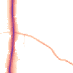 Daytime road noise heatmap for RG26 3AG
