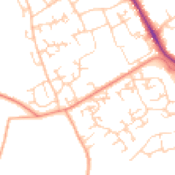 Daytime road noise heatmap for RG26 3AH