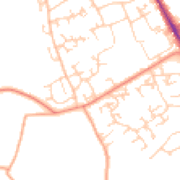 Daytime road noise heatmap for RG26 3AP