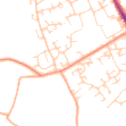 Daytime road noise heatmap for RG26 3AR