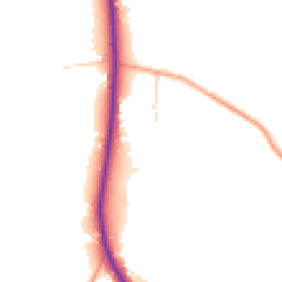 Daytime road noise heatmap for RG26 3BN