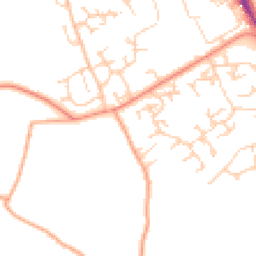 Daytime road noise heatmap for RG26 3DH