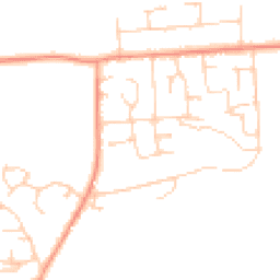 Daytime road noise heatmap for RG26 3DR