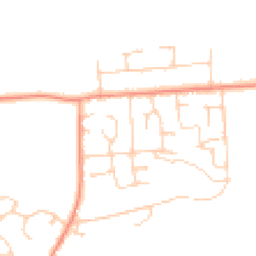 Daytime road noise heatmap for RG26 3DZ