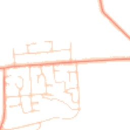 Daytime road noise heatmap for RG26 3EF