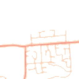 Daytime road noise heatmap for RG26 3EN