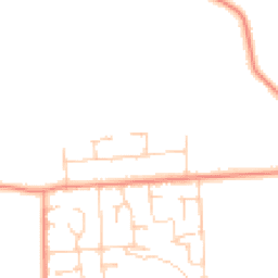 Daytime road noise heatmap for RG26 3ES