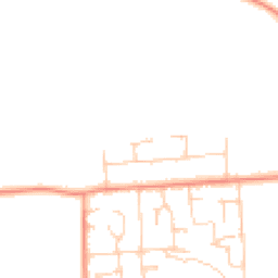 Daytime road noise heatmap for RG26 3EU