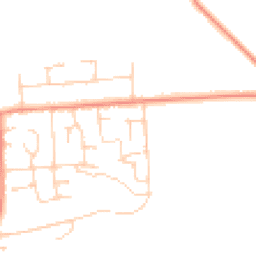 Daytime road noise heatmap for RG26 3EW