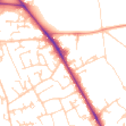 Daytime road noise heatmap for RG26 3LG