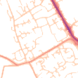 Daytime road noise heatmap for RG26 3NA