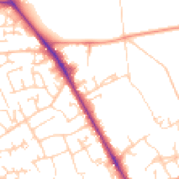 Daytime road noise heatmap for RG26 3PT