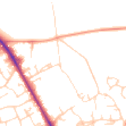 Daytime road noise heatmap for RG26 3TF