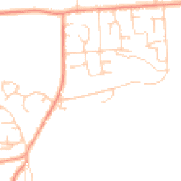 Daytime road noise heatmap for RG26 3TJ