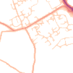 Daytime road noise heatmap for RG26 3UH
