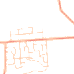 Daytime road noise heatmap for RG26 3XD