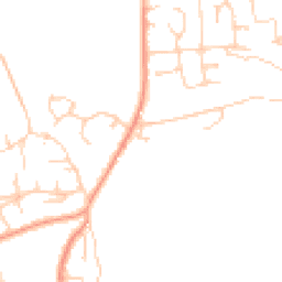 Daytime road noise heatmap for RG26 3XH