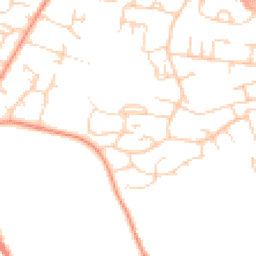 Daytime road noise heatmap for RG26 4DE