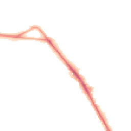 Night-time road noise heatmap for RG26 4QH