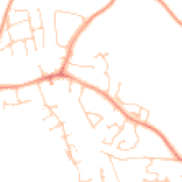 Daytime road noise heatmap for RG26 5AG