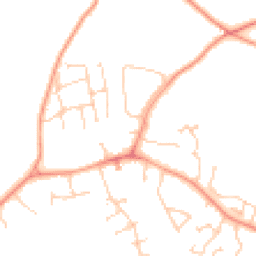 Daytime road noise heatmap for RG26 5AS