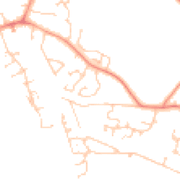 Daytime road noise heatmap for RG26 5AX