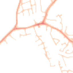 Daytime road noise heatmap for RG26 5DY