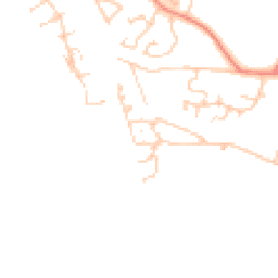 Daytime road noise heatmap for RG26 5FY