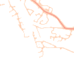 Daytime road noise heatmap for RG26 5FZ