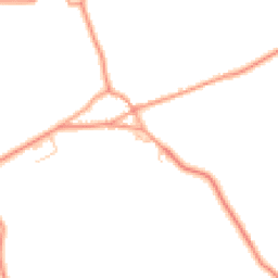 Daytime road noise heatmap for RG26 5GD