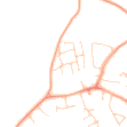 Daytime road noise heatmap for RG26 5GG