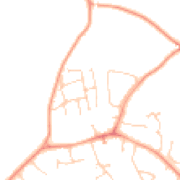 Daytime road noise heatmap for RG26 5GP