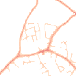 Daytime road noise heatmap for RG26 5GQ