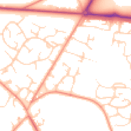Daytime road noise heatmap for RG26 5HD