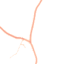 Daytime road noise heatmap for RG26 5HY